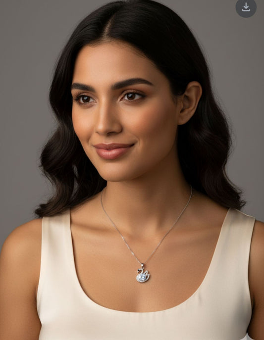 Swan Necklace - Stainless