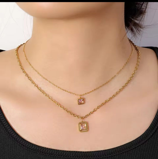 Double Layered - Zarqoon Necklace