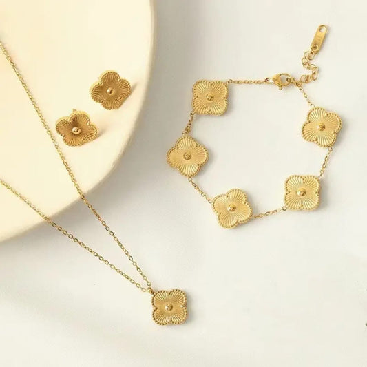 Golden Clover Set - 3 Piece