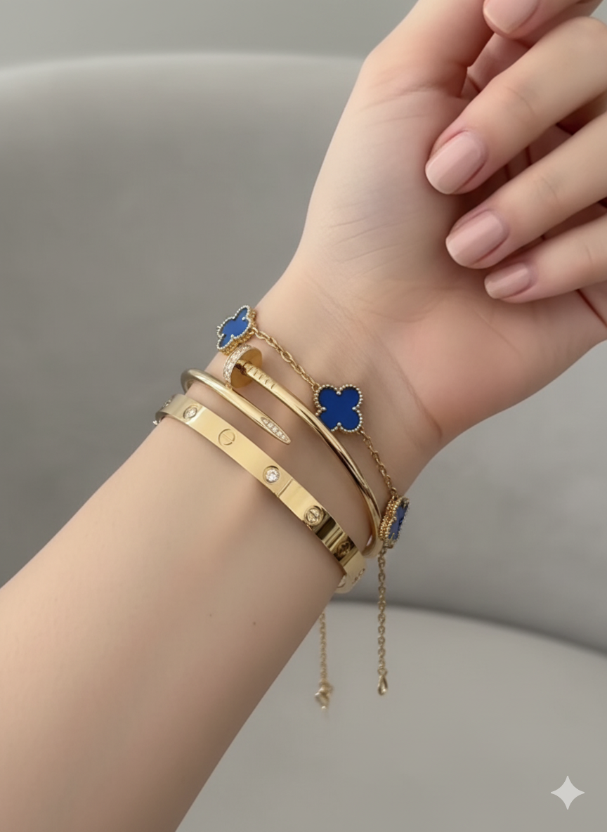 Stacked Bracelets - 3 In 1