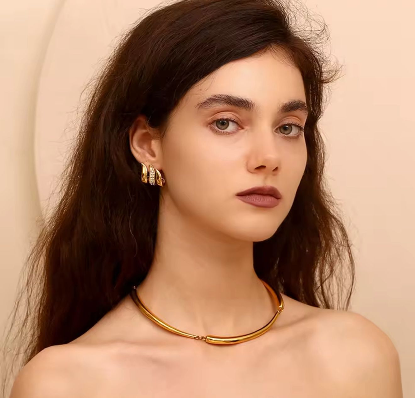 Tripple Charm Earrings