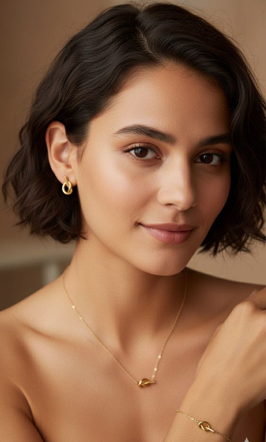 Knot Combo - Necklace & Studs