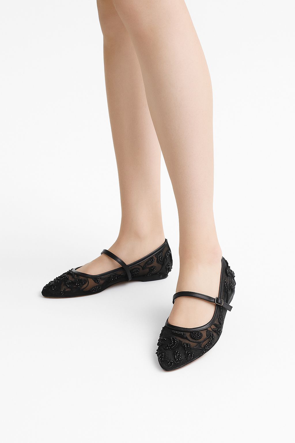 Zarmesh Pumps - Embroidered