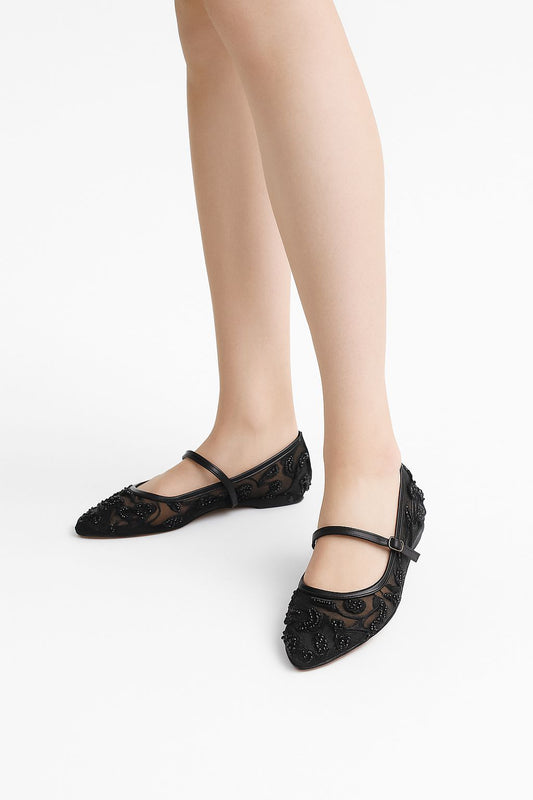Zarmesh Pumps - Embroidered