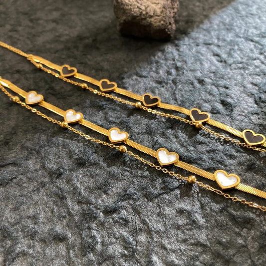 Heartsy 2 Layer Bracelets