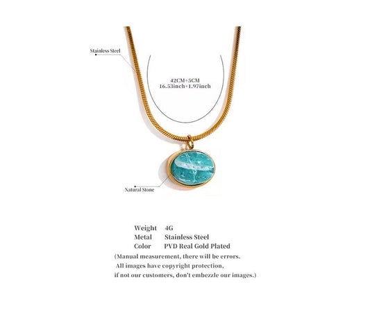 BlueSea Necklace - Stainless