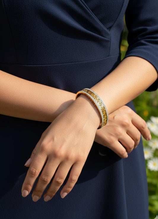 Leora Bangle - Stainless