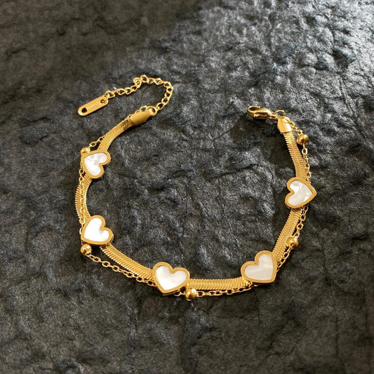 Heartsy 2 Layer Bracelets