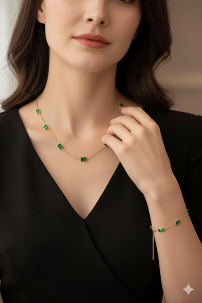 Roselle- Necklace & Bracelet