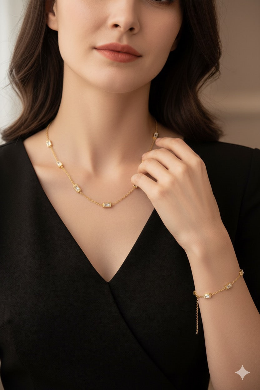 Roselle- Necklace & Bracelet