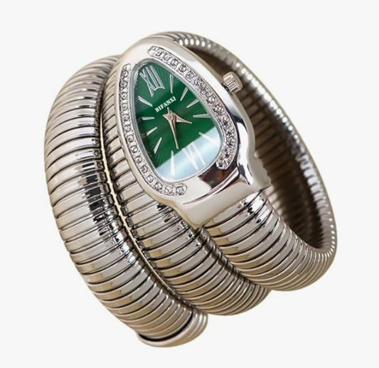 Green Dial Snake Watch