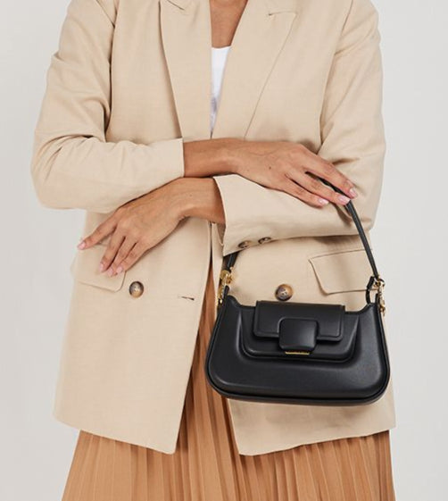 Koa Leather Push-Lock