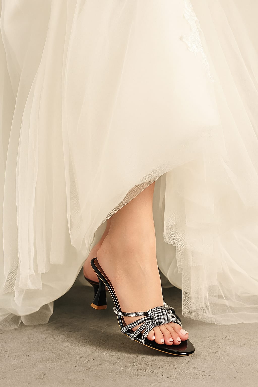 Velour Heels