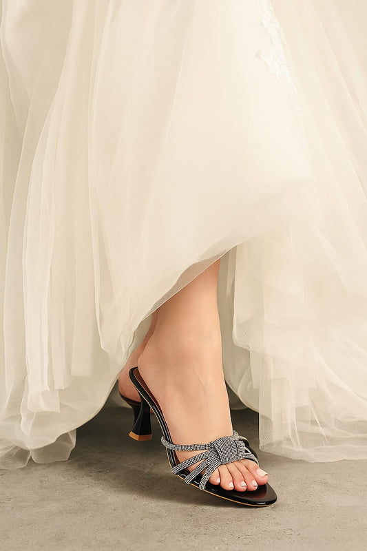 Velour Heels