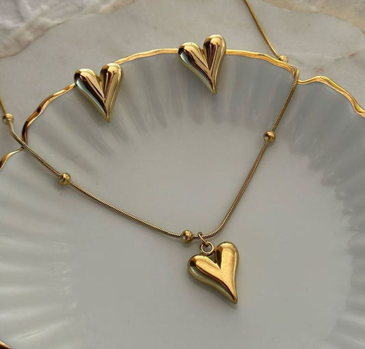 Heartsy  - Earrings & Neckless
