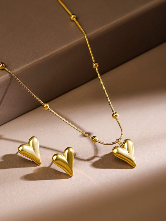 Heartsy  - Earrings & Neckless
