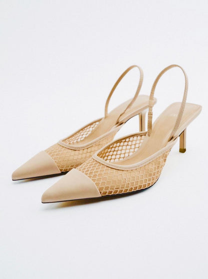 Slingback Pointed Toe Heel