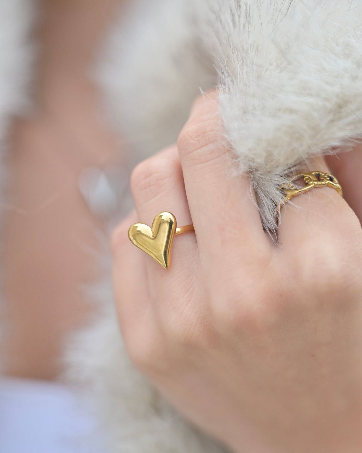 Heart Adjustable Ring