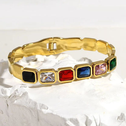 Multi Color Stone Bracelet