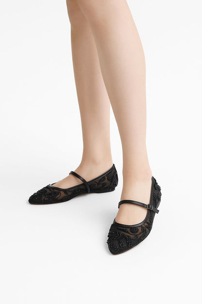 Zarmesh Pumps - Embroidered