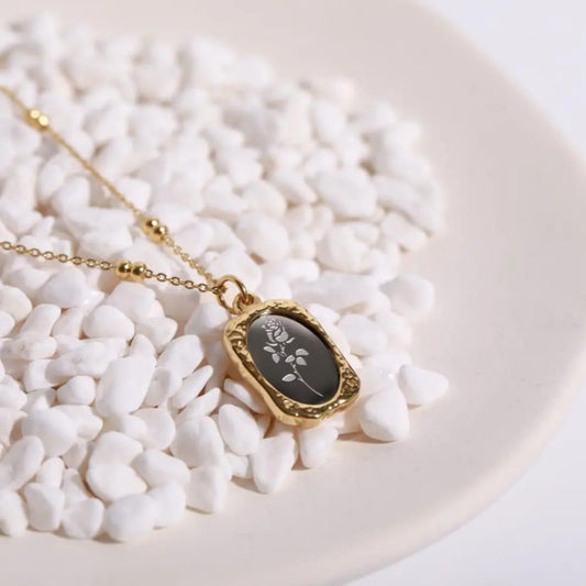 Rose/Floral Neckless - Anti-Tarnish