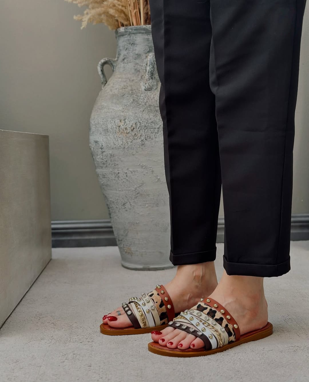 Studded Blitz Flats